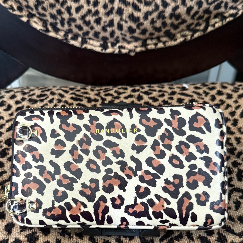 Bandolier Brown and Black Leopard Wallet